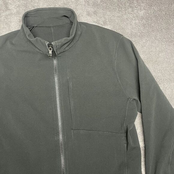 Lululemon Jacket Men Large Black Sojourn Full Zip Performance Track Jacket - Picture 4 of 9